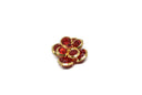 Crystal Flower Buttons