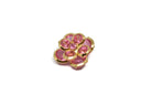 Crystal Flower Buttons