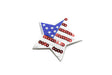 Sequin Star Patch American Flag 3" Sew-On