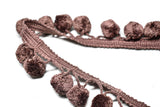 Pom-Pom Trim Puffy Dangling 2 Inch