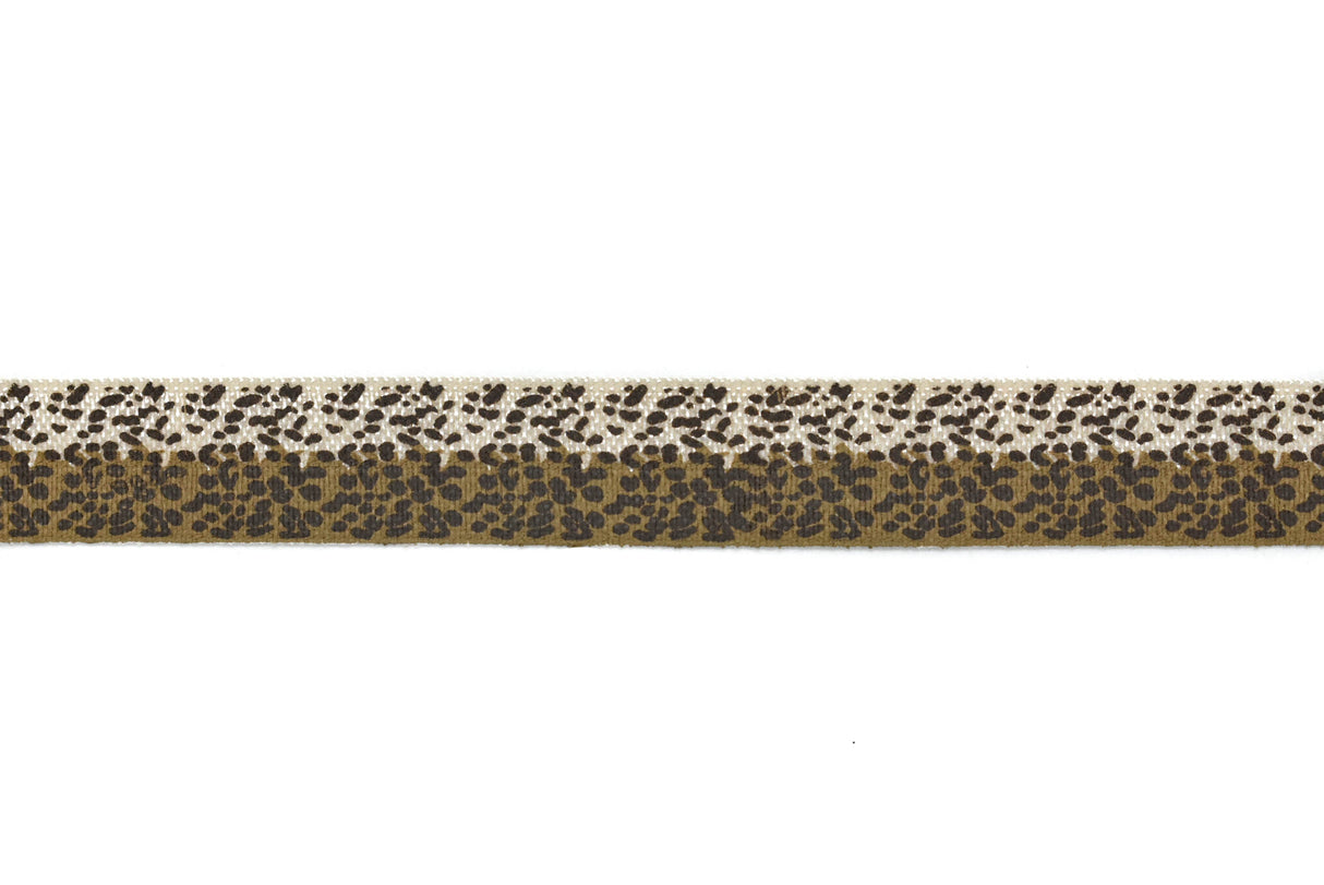 Fold-Over Elastic Cheetah Print 0.63"