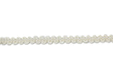 Braided Gimp Trim Ivory 2/5"