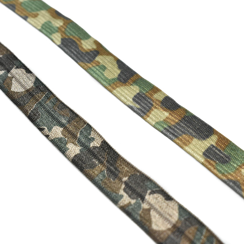Fold-Over Elastic Camo Print 0.63"