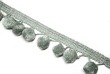 Pom-Pom Trim Puffy Dangling 2 Inch