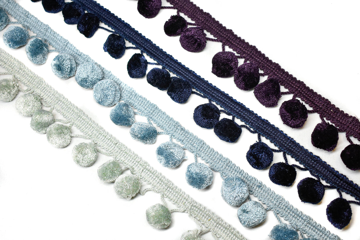 Pom-Pom Trim Puffy Dangling 2 Inch