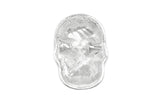 Rhinestone Skull Brooch 3.25 x 2.25