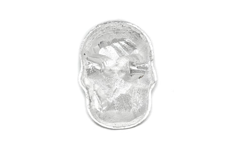 Rhinestone Skull Brooch 3.25 x 2.25