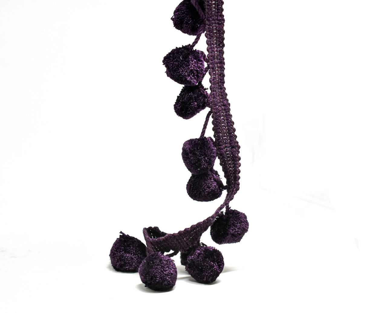Pom-Pom Trim Puffy Dangling 2 Inch