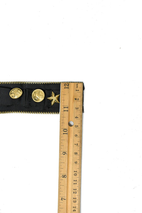 Epaulet Black Gold Military Shoulder