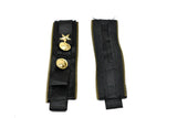Epaulet Black Gold Military Shoulder