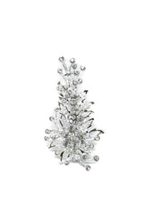Crystal Rhinestone Floral Bouquet Brooch
