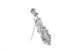 Crystal Rhinestone Floral Bouquet Brooch