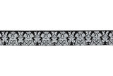 Fold-Over Elastic Damask Print 0.63"