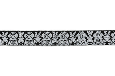 Fold-Over Elastic Damask Print 0.63"