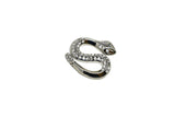 Rhinestone Snake Applique 2" x 2"