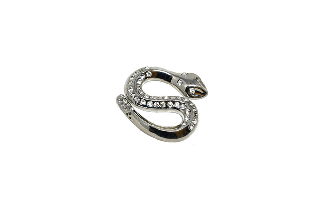 Rhinestone Snake Applique 2" x 2"