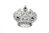 Crown Rhinestone Brooch
