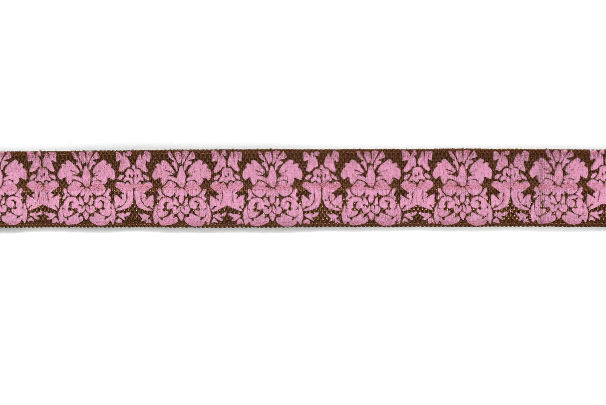 Fold-Over Elastic Damask Print 0.63"