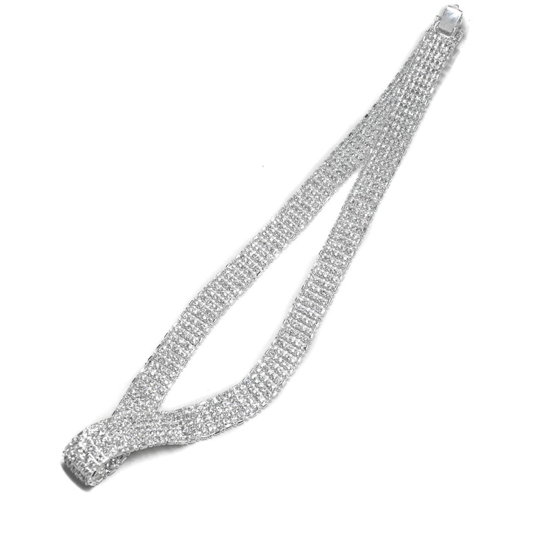 Rhinestone Necklace 12 Inch