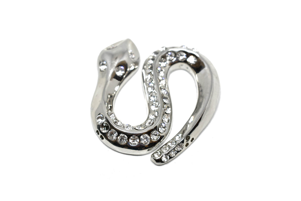 Rhinestone Snake Applique 2" x 2"