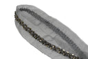 Beaded Sequins Organza Trim 1.50"