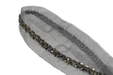 Beaded Sequins Organza Trim 1.50"