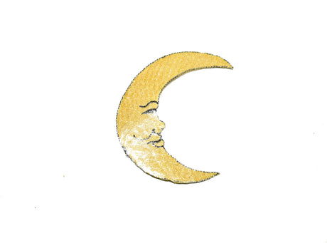Embroidered Moon Iron-On Patch