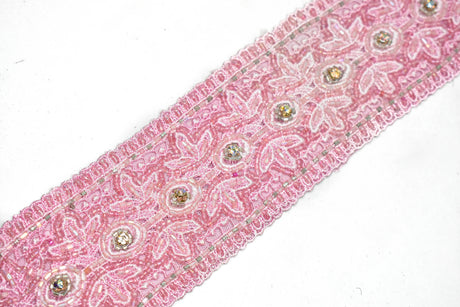 Beaded Ribbon Trim 2.25" Indian