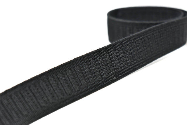 Woven Non-Roll Elastic Black 0.75in
