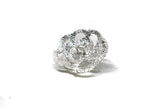Rhinestone Rose Button 1 Inch