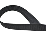 Woven Non-Roll Elastic Black 0.75in