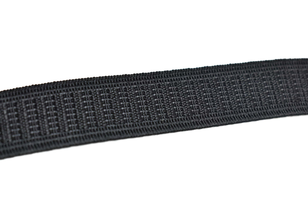 Woven Non-Roll Elastic Black 0.75in