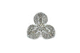 Rhinestone Brooch Lily Flower 2 Inch