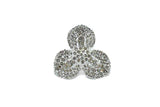 Rhinestone Brooch Lily Flower 2 Inch