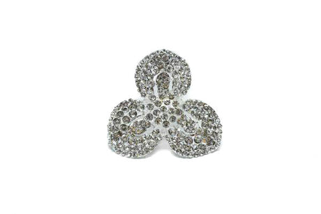 Rhinestone Brooch Lily Flower 2 Inch