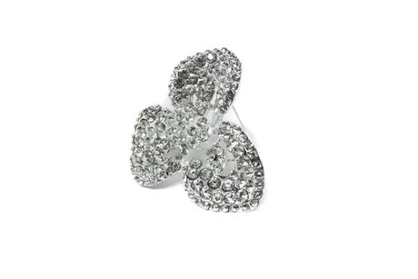 Rhinestone Brooch Lily Flower 2 Inch