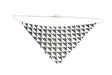 Metal Mesh Connector Checkered Black White