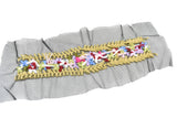 Embroidered Floral Mesh Lace Applique
