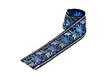 Jacquard Ribbon Blue Floral 1.25"