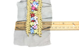 Embroidered Floral Mesh Lace Applique