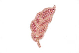 Leaf Rhinestone Beaded Applique