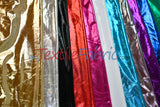 Metallic Foil Spandex Lame Spandex Fabric - All Over Foil, 60" Width (1 Yard)