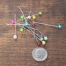 Pearl Top Corsage Pins White Mix