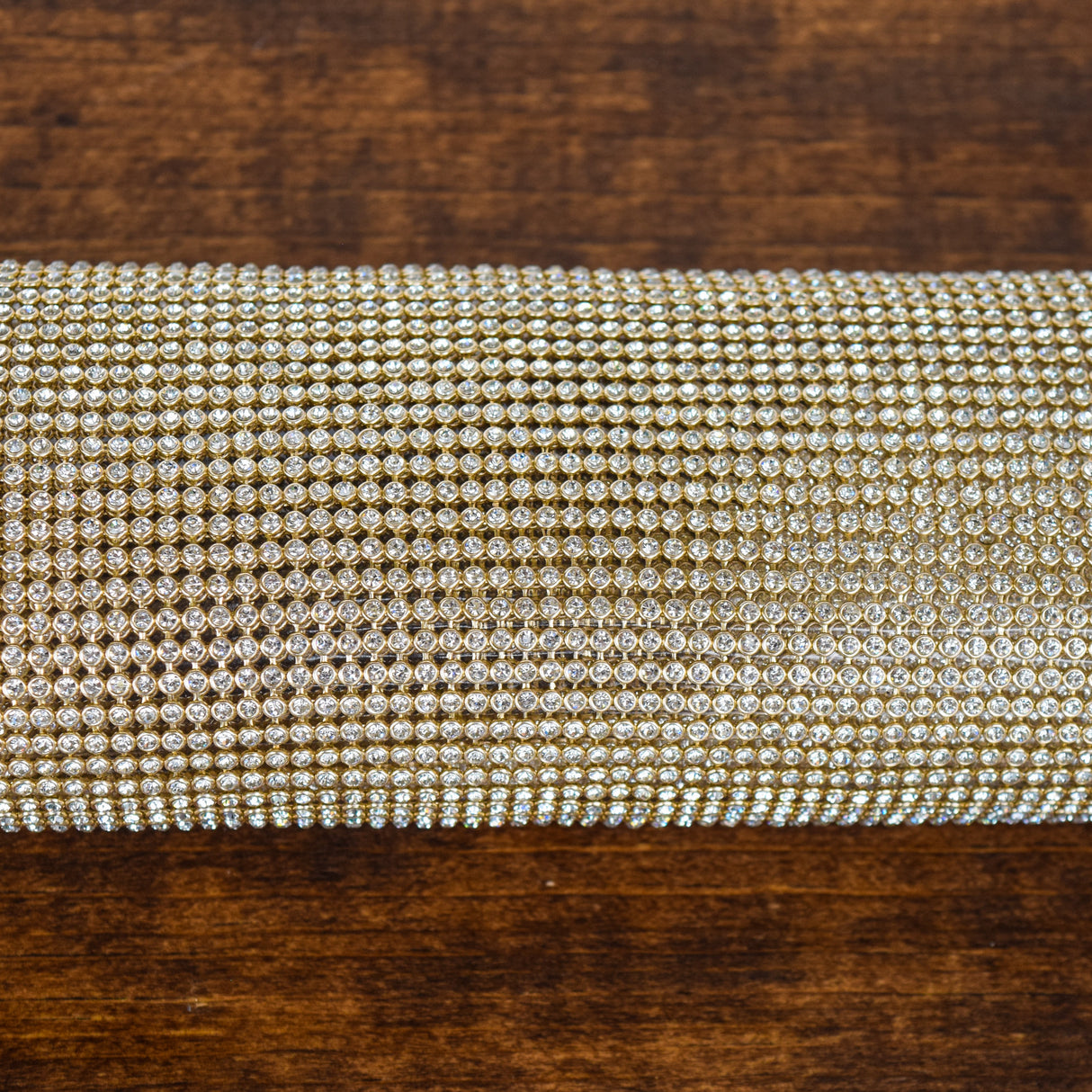 Rhinestone Sheet Gold Silver