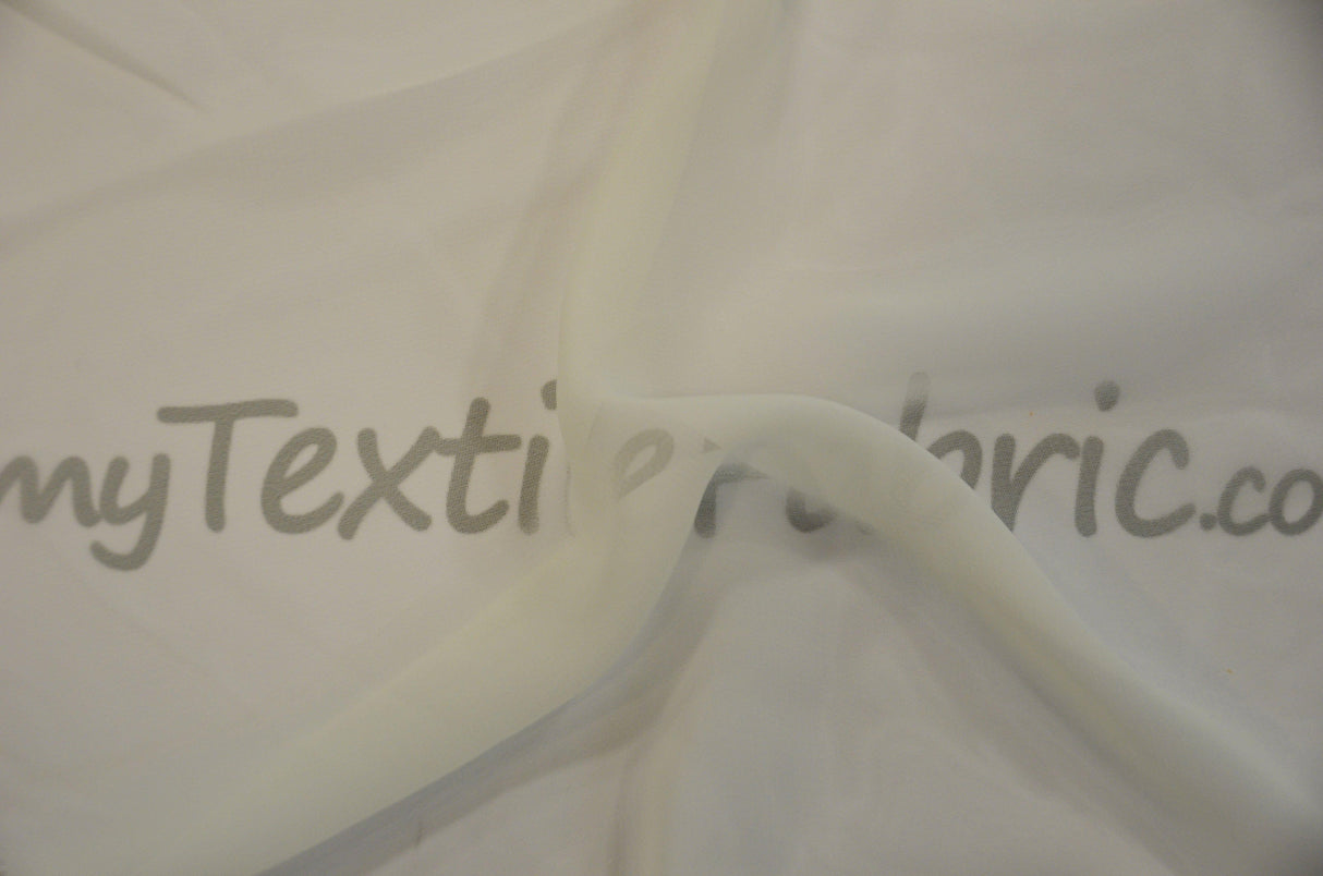 Polyester Chiffon Fabric - Super Soft, Flowy, Sheer, 58/60" Width, 100% Polyester (By The Continuous Yards & Bolts)