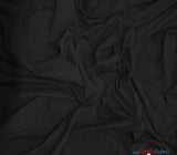 Cotton Spandex Jersey Cotton Spandex Fabric - White And Black, 60" Wide (1 Yard)