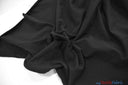 Cotton Spandex Jersey Cotton Spandex Fabric - White And Black, 60" Wide (1 Yard)