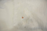 White Faux Fur 2" Pile Acrylic Polyester Fabric - White Solid, 58/60" Width (Yards)