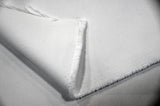 Japanese Matte Satin Peau De Soie Polyester Fabric - White Solid, 58/60" Width (1 Yard)
