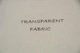 Transparent Glitter TPU Fabric - Holographic Rainbow, Waterproof, 54" Width (Yards)